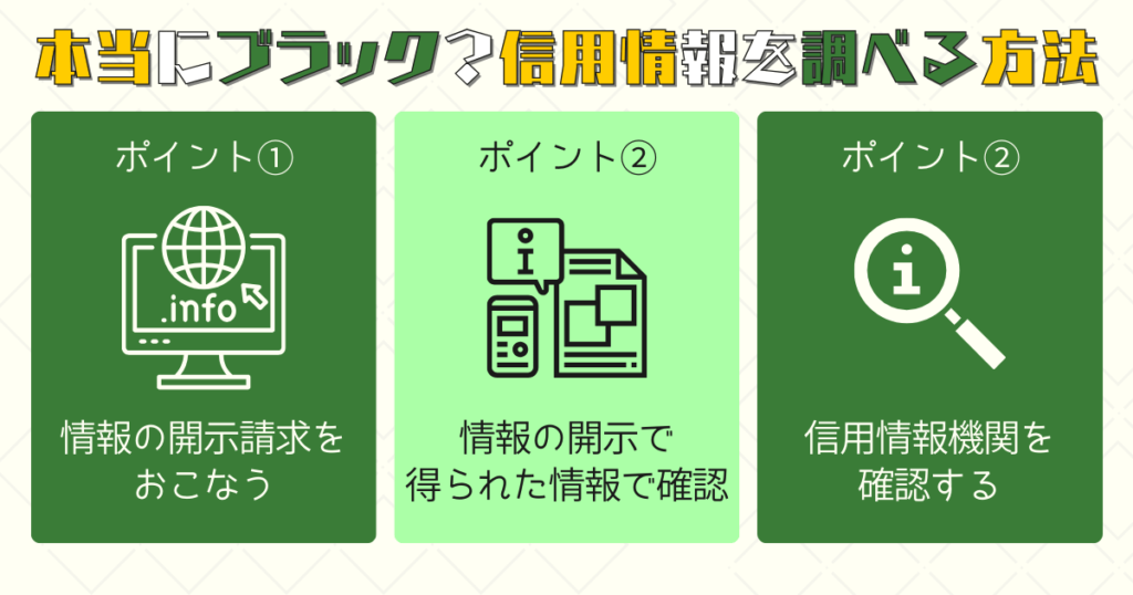 ブラックかどうかを調べる方法